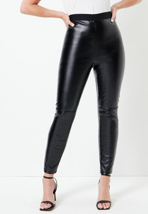 Faux Leather Legging, , alternate image number null