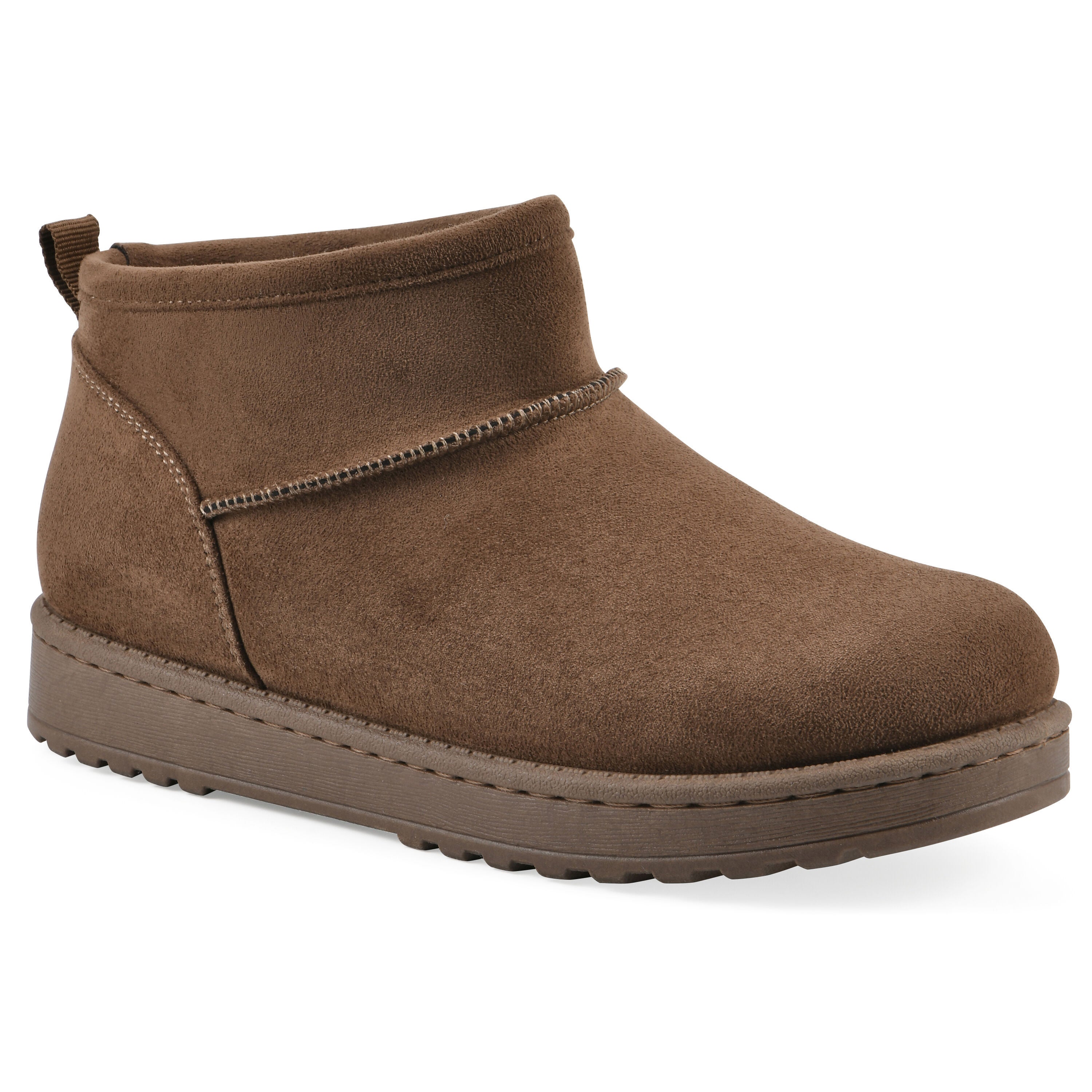 Inspa Faux Fur Bootie, DARK CHOCOLATE, hi-res image number 0