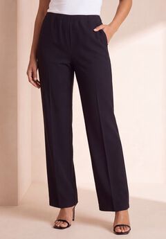 Roaman’s® Plus Size Sure Fit Pull-On Wide-Leg Pant