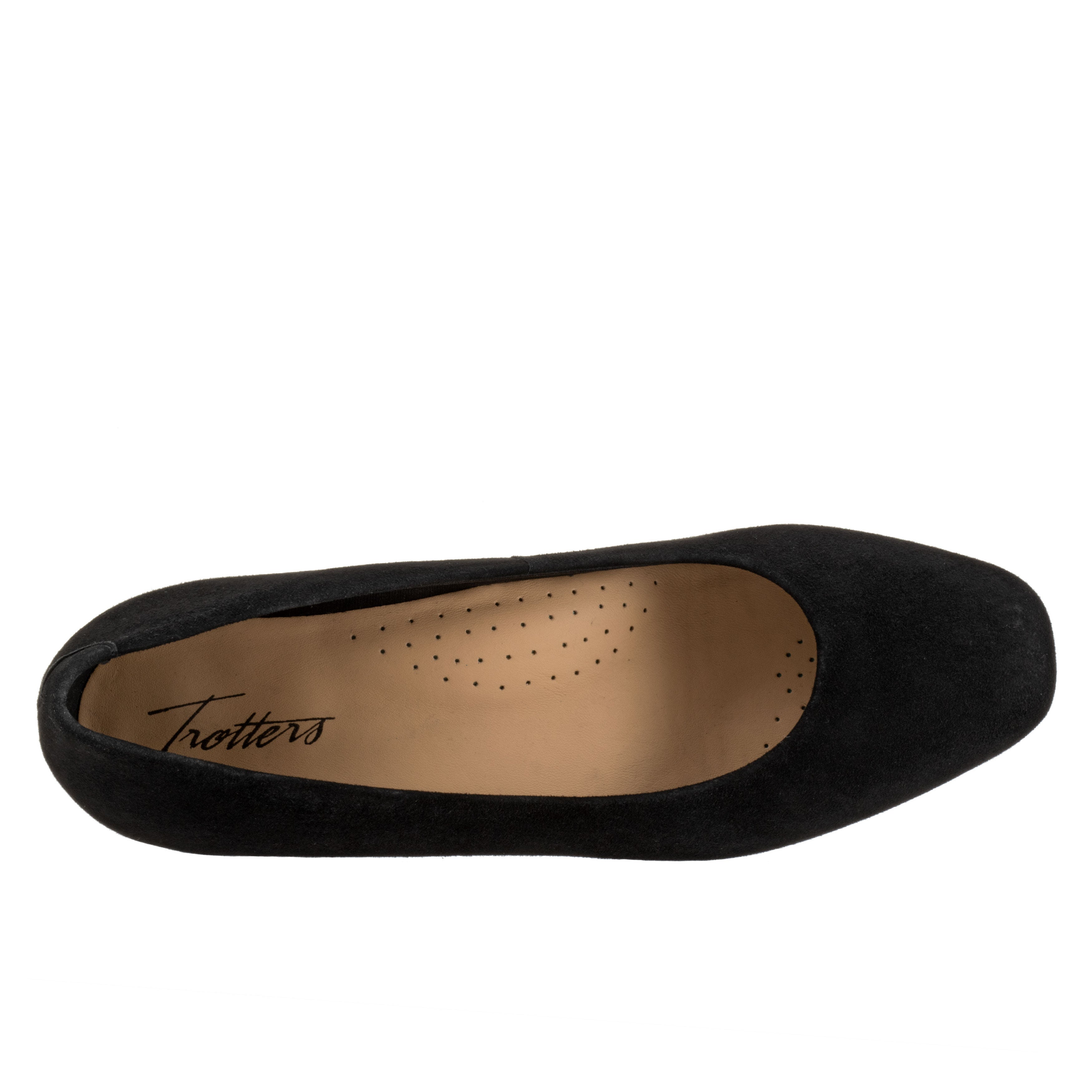 Denisse Pump, BLACK SUEDE, alternate image number 3