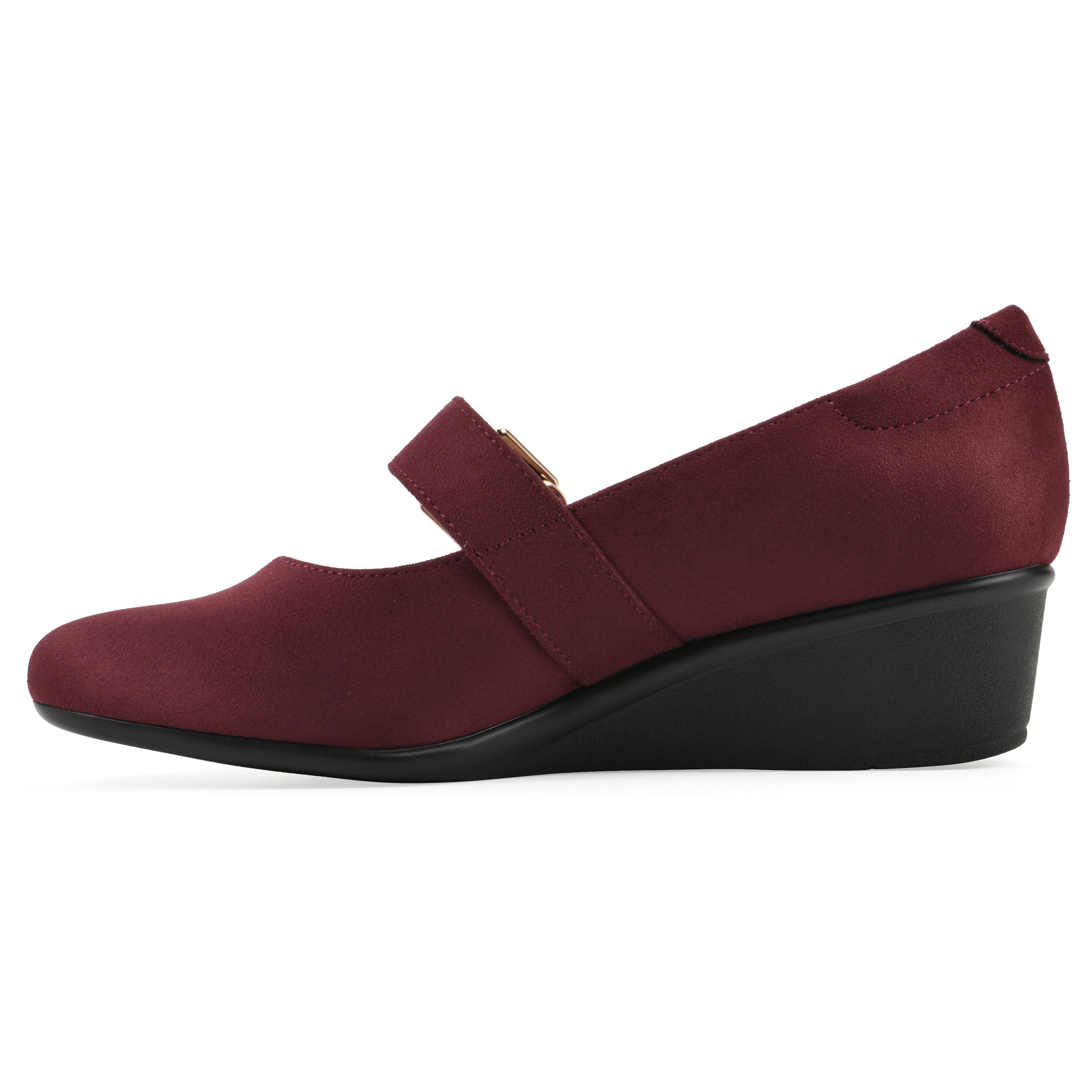 Bolford Wedge Pump, DARK BURGUNDY, alternate image number 3