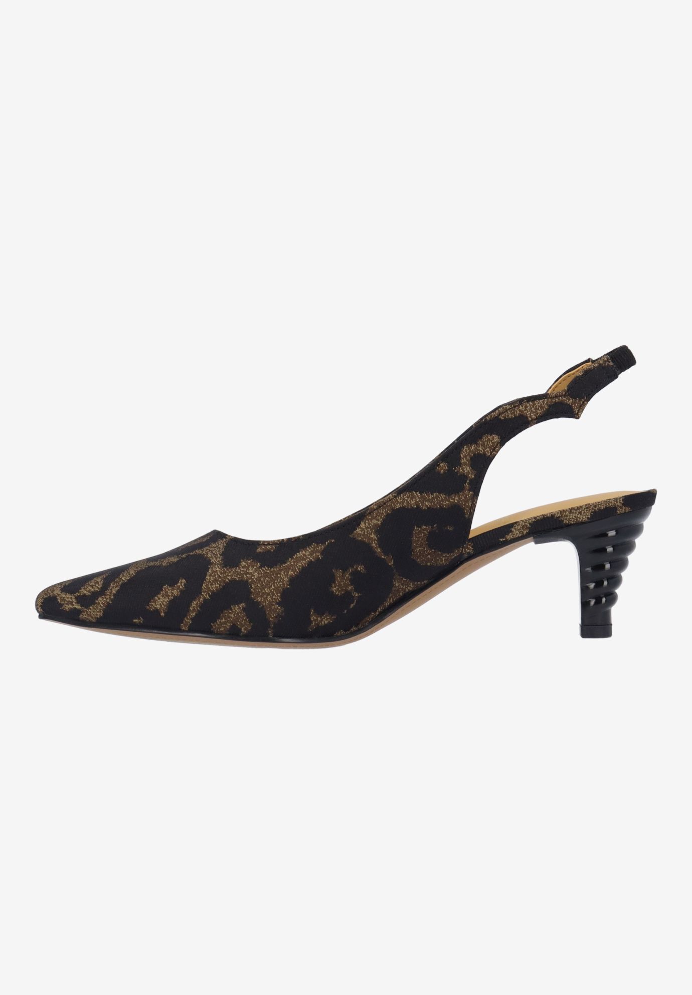 Jeyora Sling Back Pump, BROWN BLACK, alternate image number 4