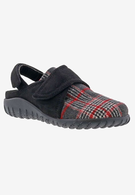 Breezy Convertible Slingback Mule, BLACK PLAID FABRIC, hi-res image number null