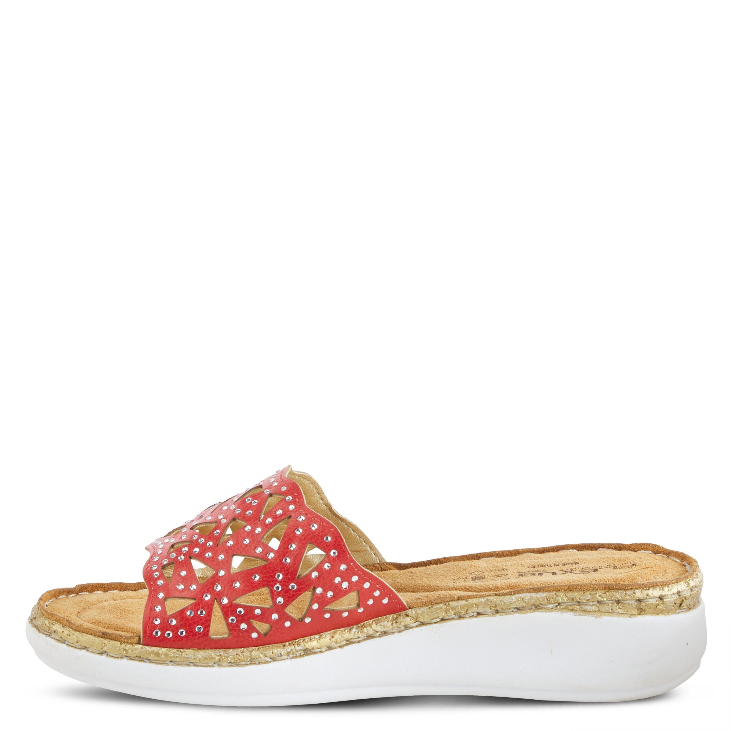 Windom Slide Sandal, RED, alternate image number 2