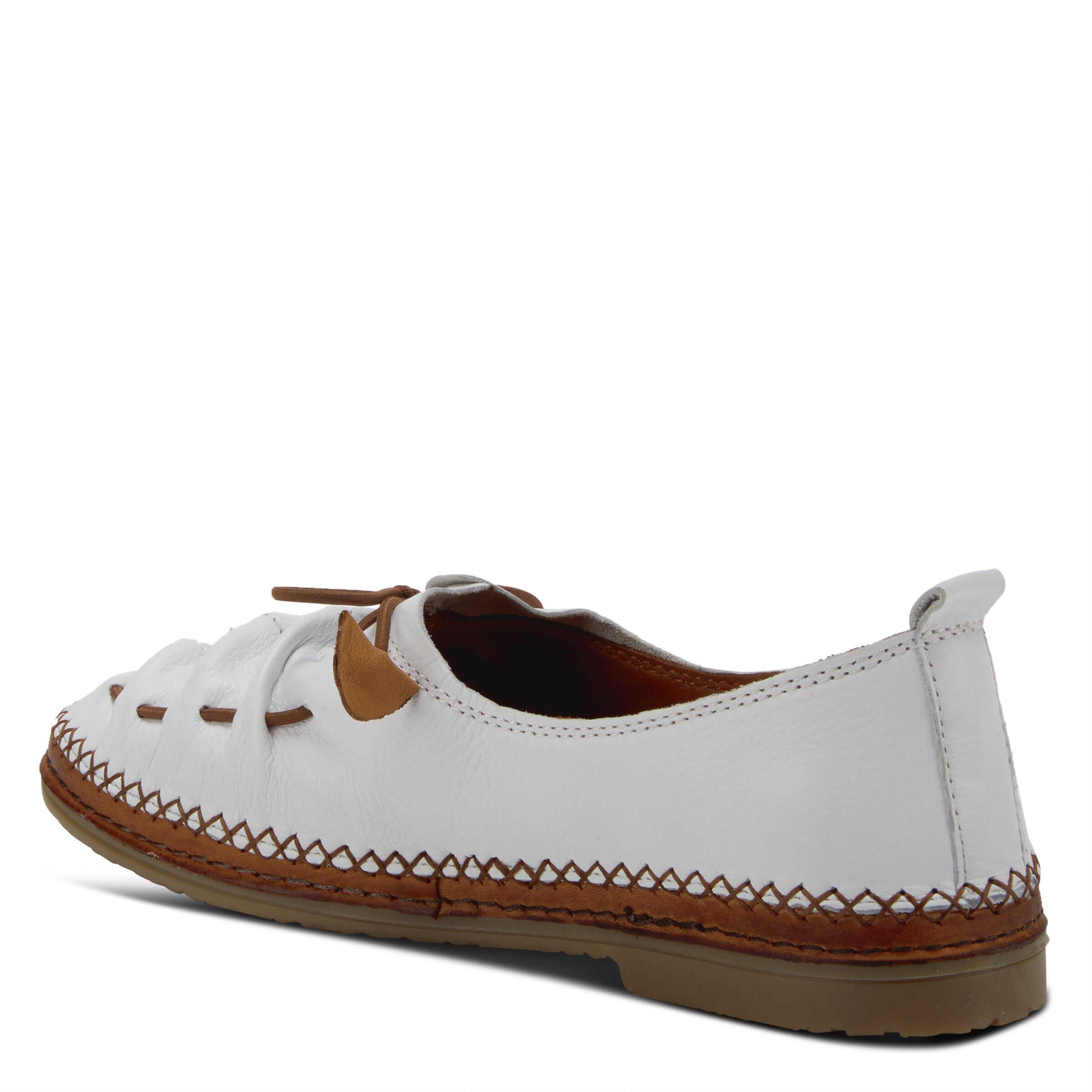 Berna Flat Shoes, WHITE, alternate image number 6