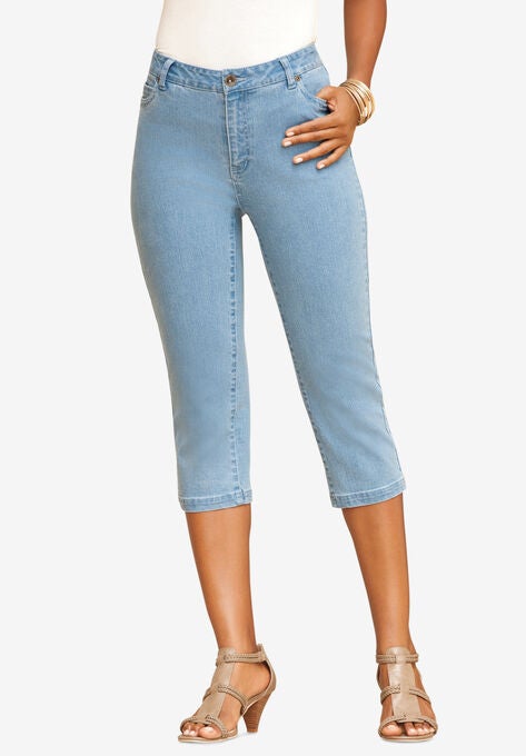 denim capri for ladies