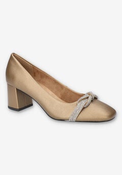 Marigold Square Toe Pump