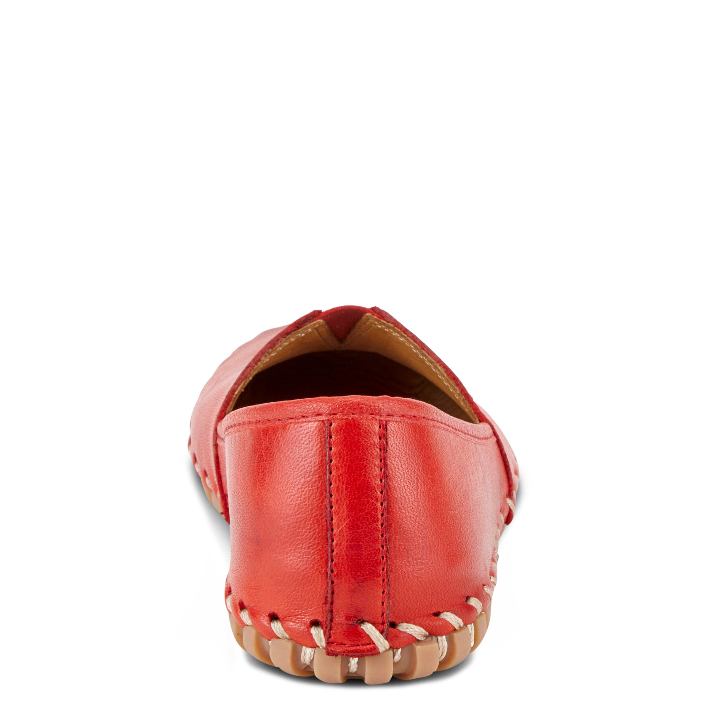 Kathaleta Flat Shoes, RED, alternate image number 4
