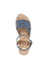 White Mountain Simple Wedge Sandal, , alternate image number null
