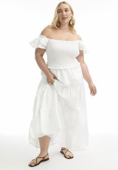 Smocked Tiered Maxi Dress