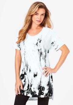 Printed Textured Tunic
