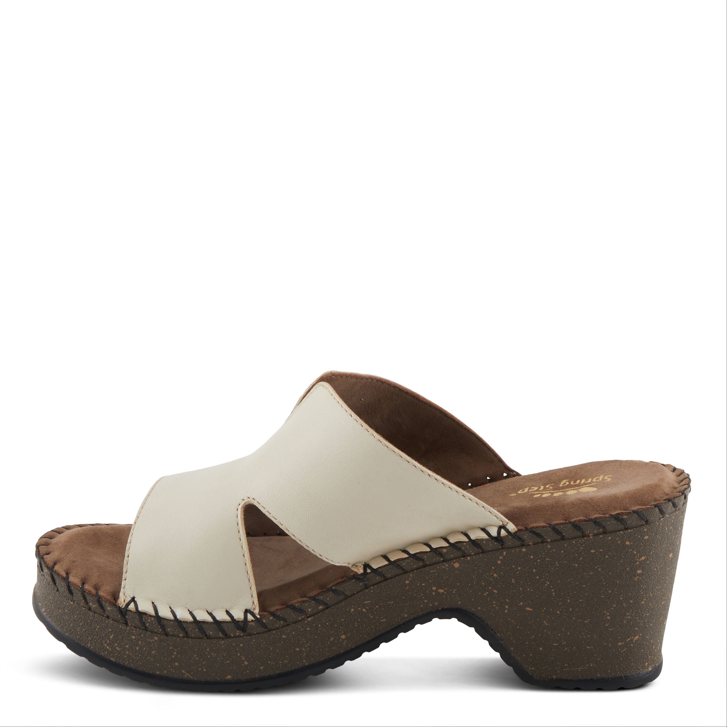 Deltana-Smooth Sandal, BONE, alternate image number 2