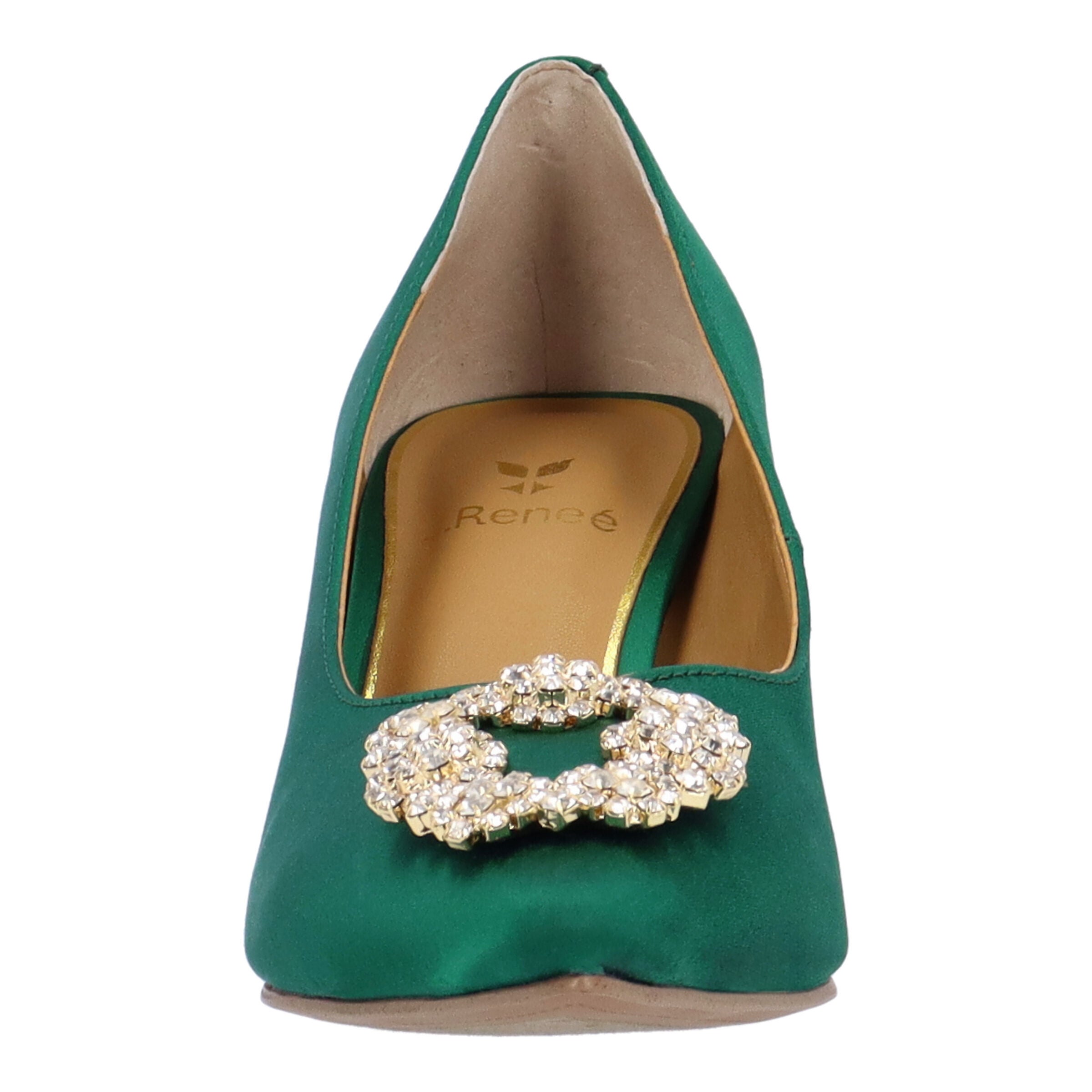 Ezara Slip-On Pump, EMERALD, alternate image number 2