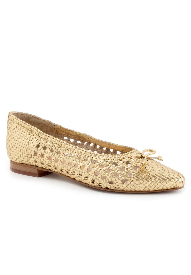 Edith Flat, GOLD METALLIC, hi-res image number 0