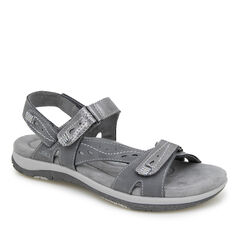 Stephie Vegan Hook and Loop Flat Sandal