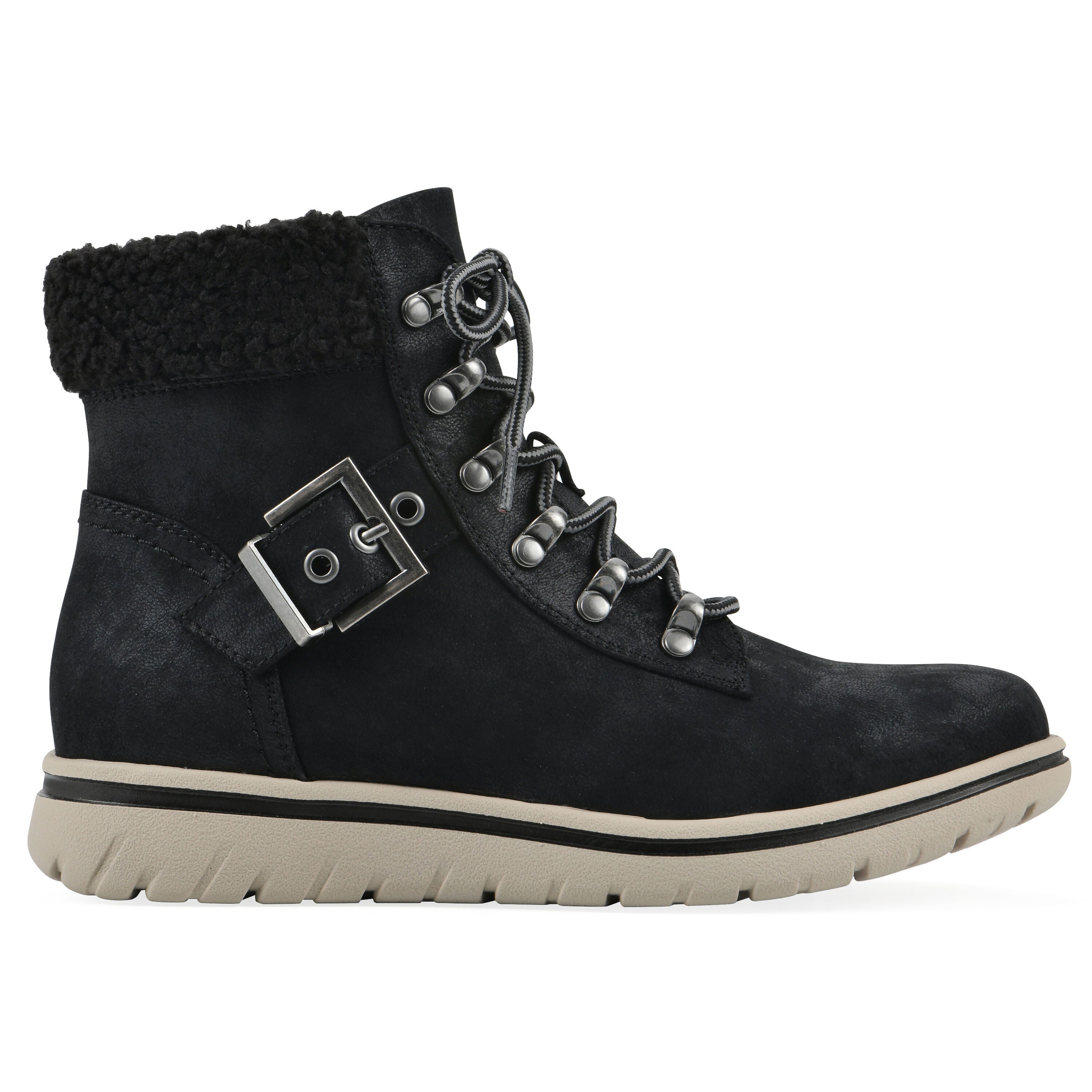 Hadrian Hiker Bootie, BLACK FABRIC, alternate image number 2