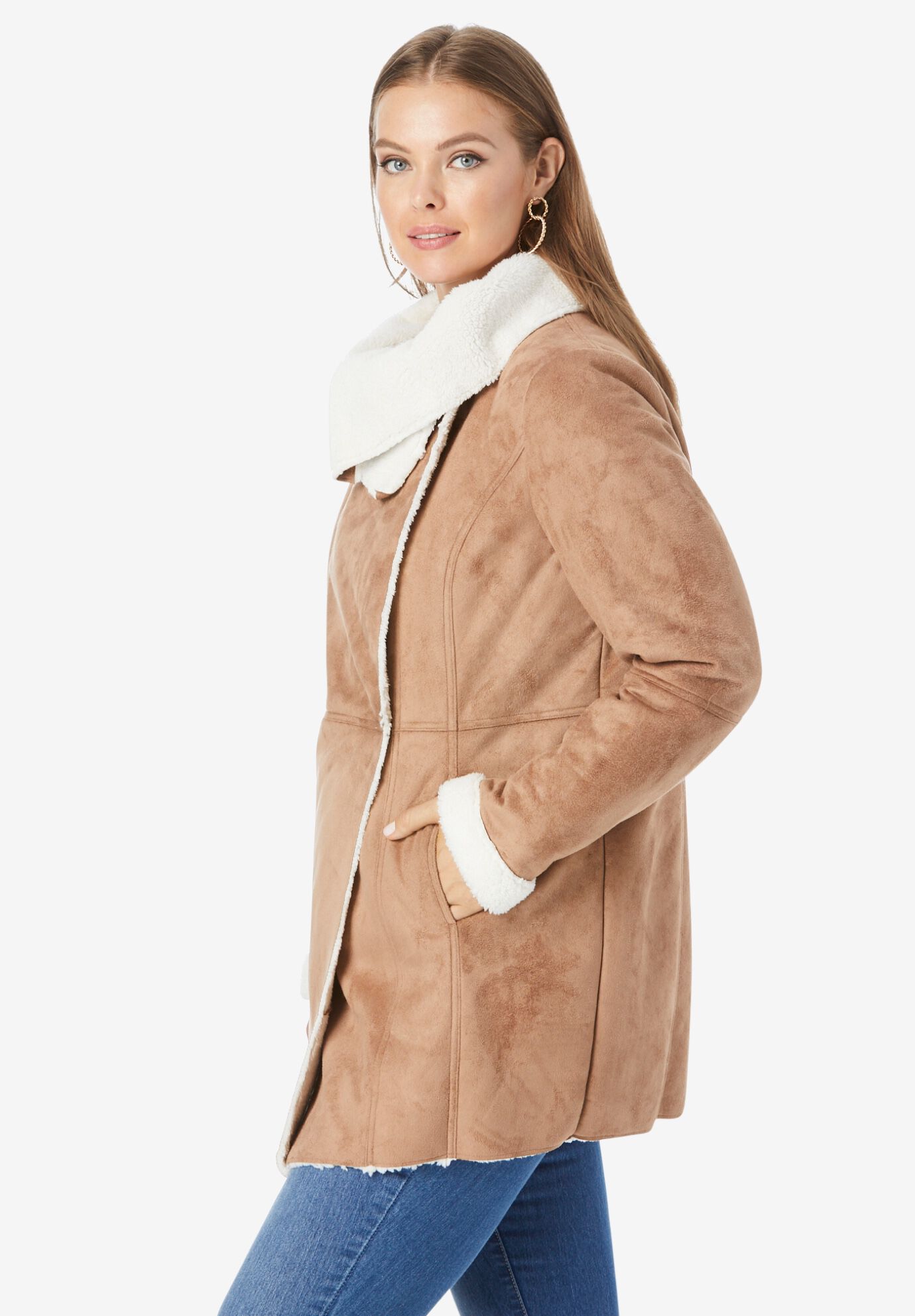 cascade shearling jacket