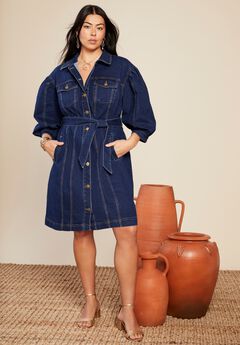 Denim Shirtdress