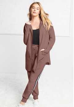 Zip-Up French Terry Hoodie