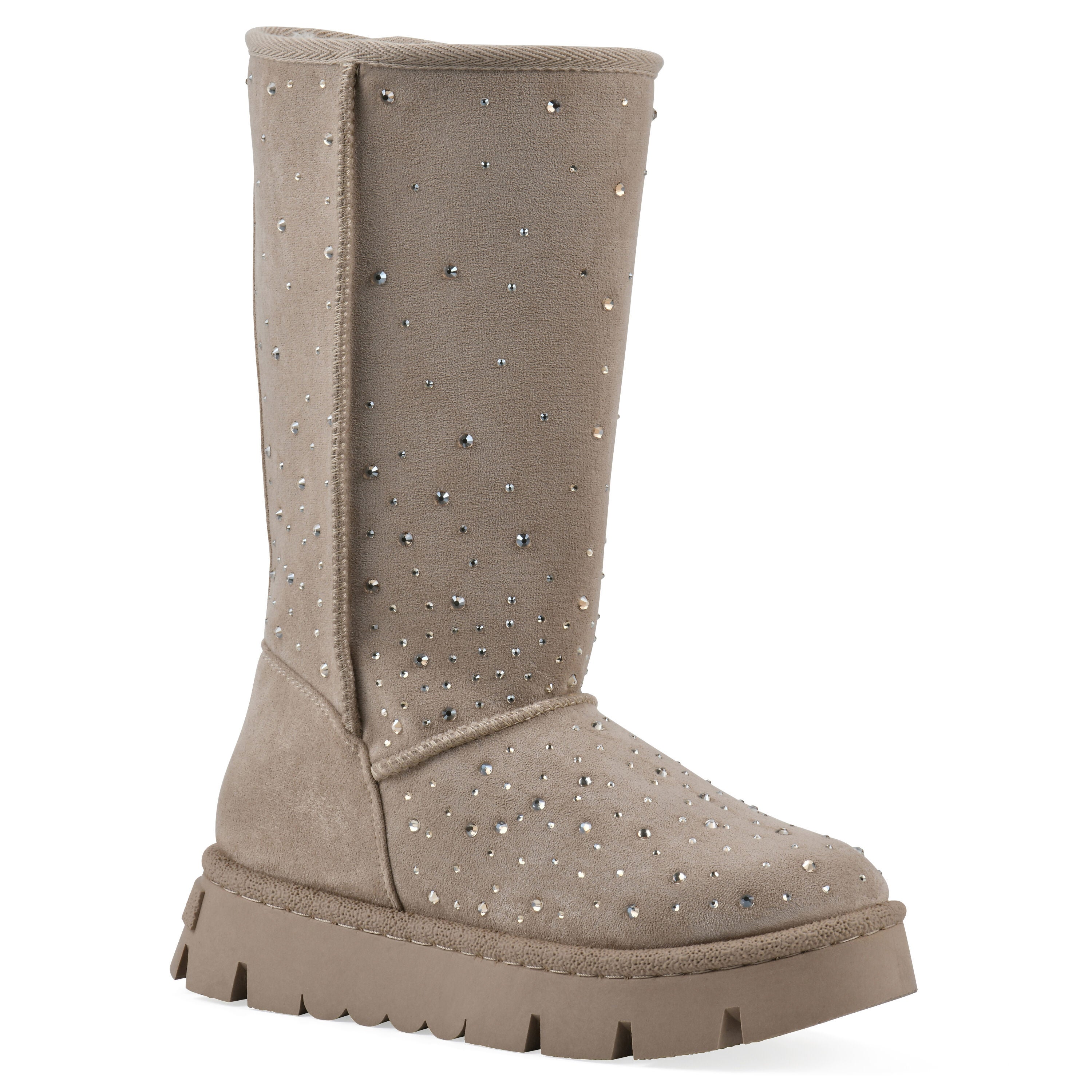 Tripp Faux Fur Tall Shaft Boot, DARK BEIGE, hi-res image number 0
