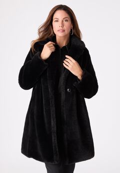 Faux Fur Long Coat