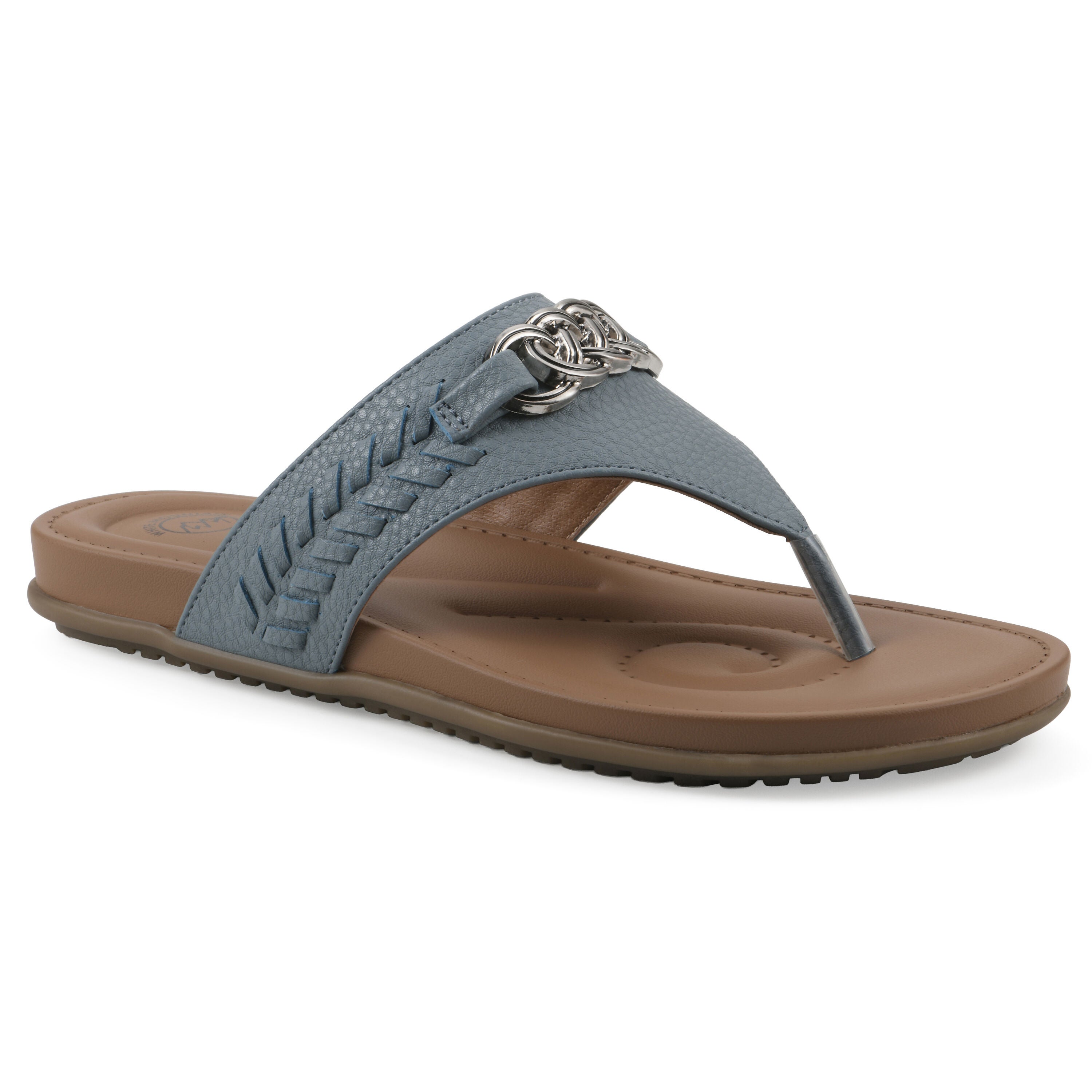 Aladdin Thong Sandal, BLUE RASPBERRY, hi-res image number 0