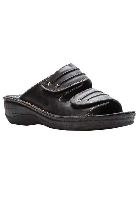 June Sandals by Propet®, BLACK, hi-res image number null