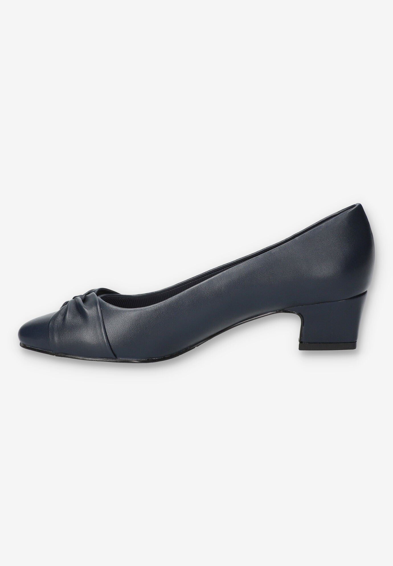 Lyanna Block Heel Pump, NAVY, alternate image number 4