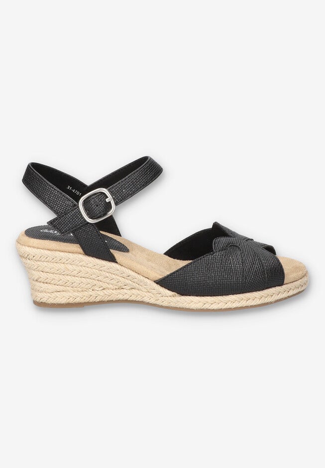 Miramar Espadrille Wedge Sandal, BLACK, alternate image number null