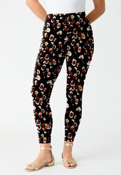 Plus Size Black Ankle Pants