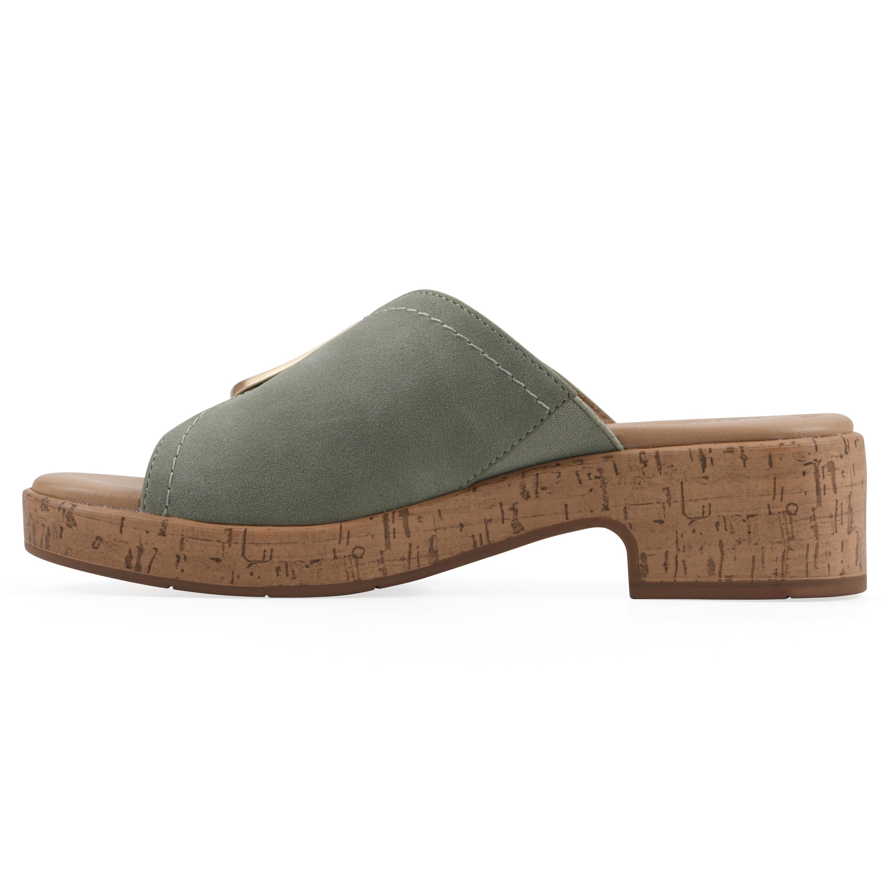 Filipa Block Heel Sandal, SAGE NUBUCK, alternate image number 3