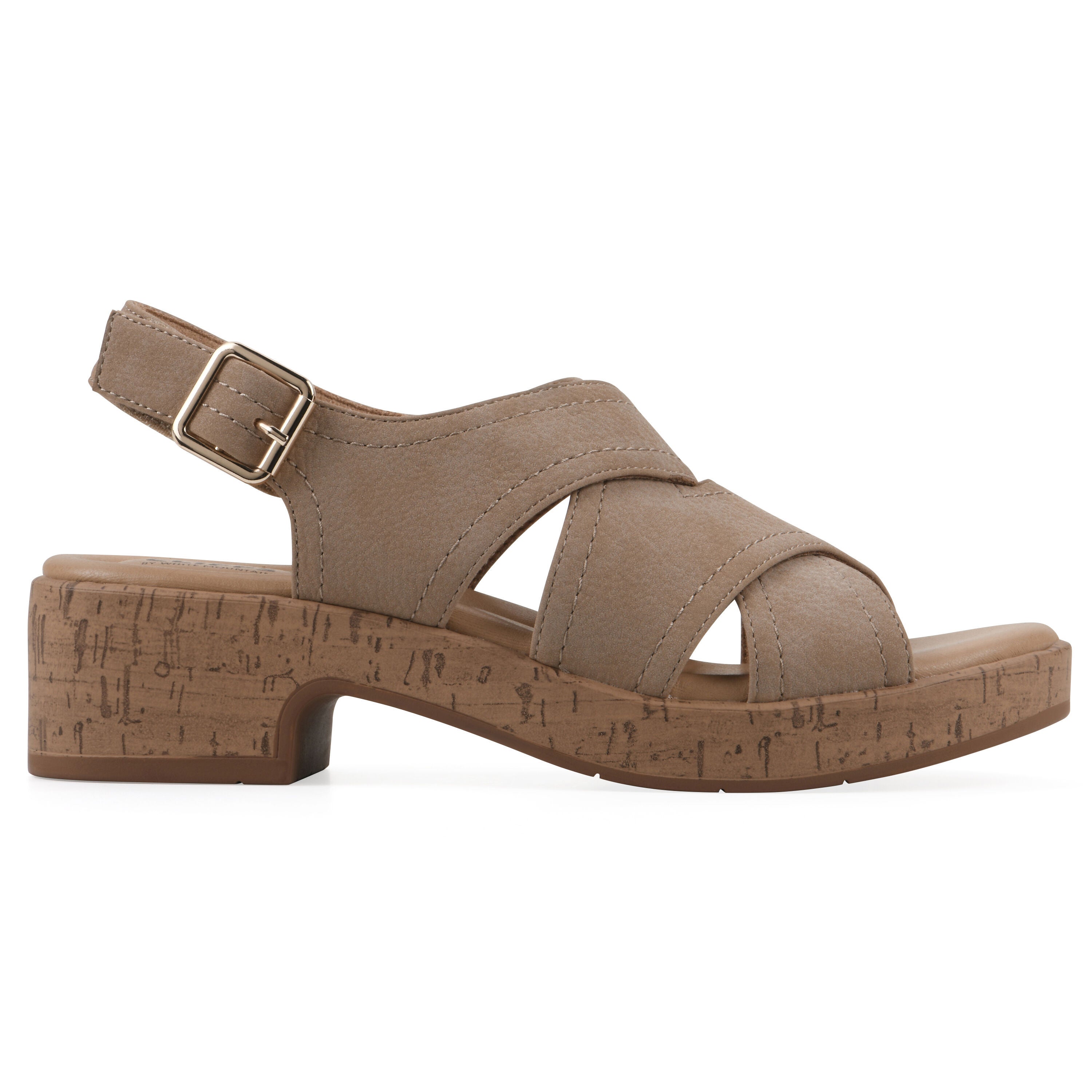 Finnlee Block Heel Sandal, MOCHA NUBUCK, alternate image number 2