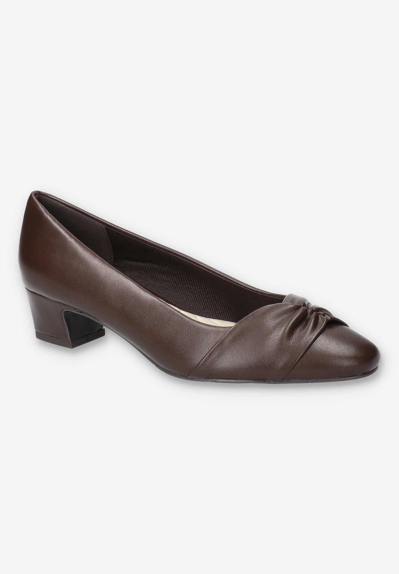 Lyanna Block Heel Pump, BROWN, hi-res image number 0