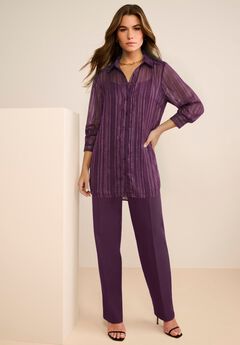 Kate Lurex Stripe Blouse