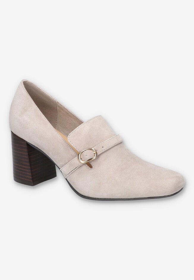 Ashton Pump, STONE SUEDE LEATHER, hi-res image number null