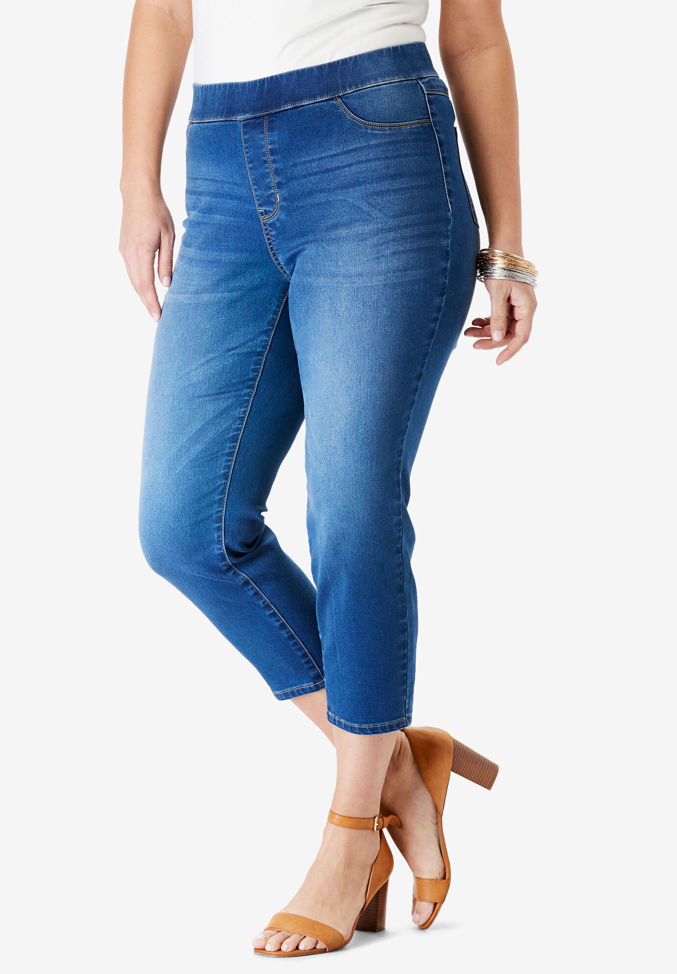 The No-Gap Capri Jean by Denim 24/7 