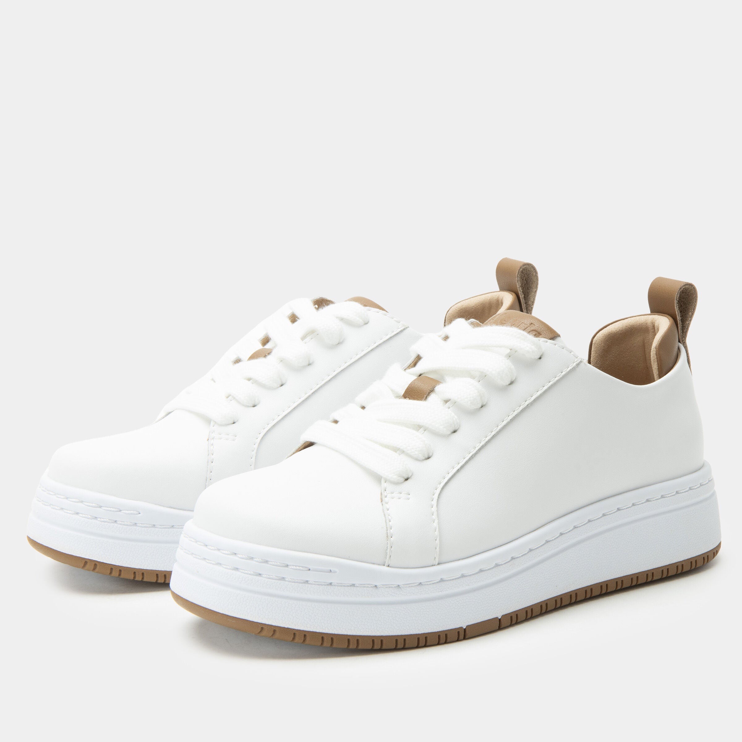 Adysen Platform Lace Up Fashion Sneaker, WHITE, hi-res image number 0