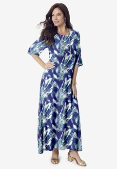 High Low Jersey Maxi Dress