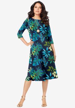 Plus Size Navy Lace Dresses