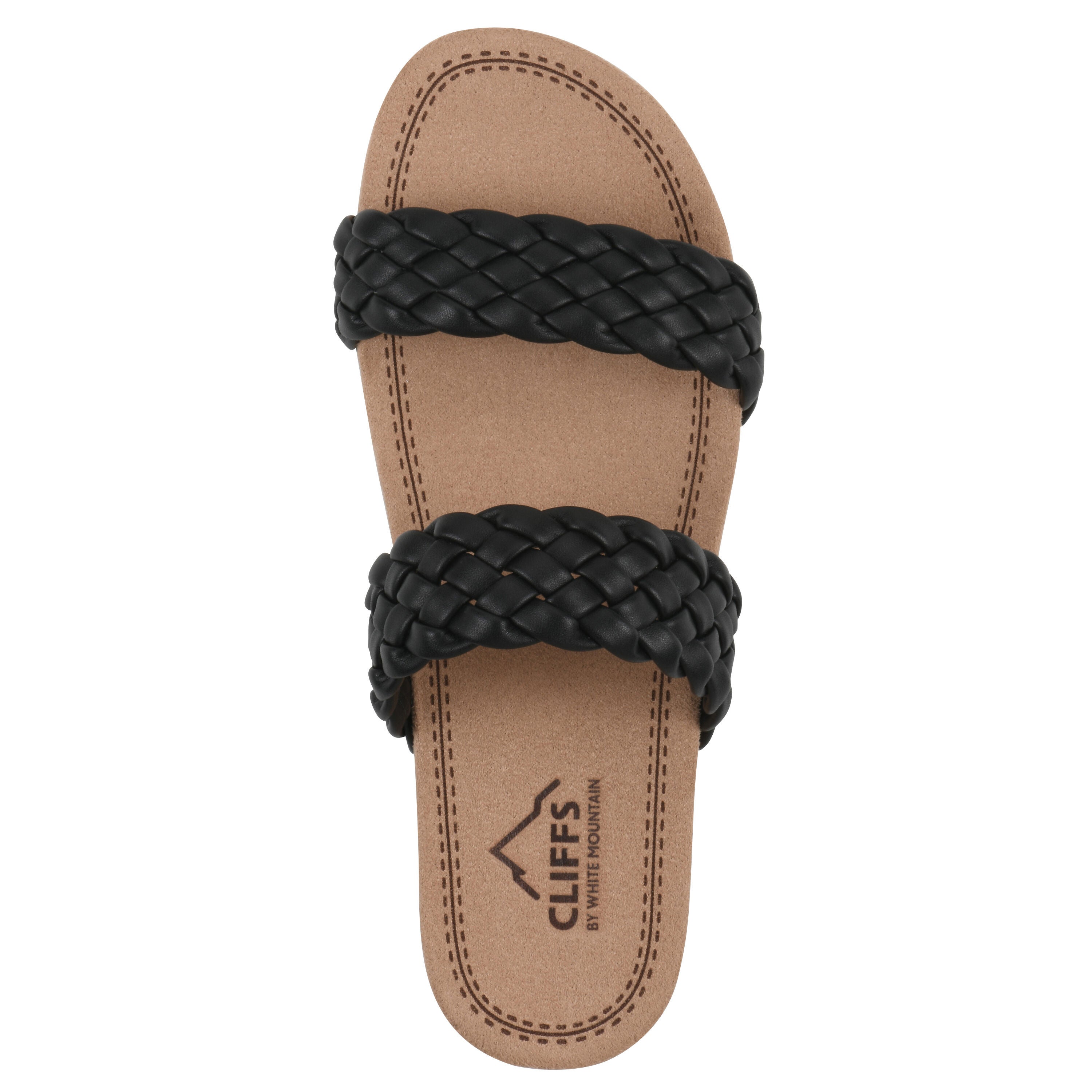 Truly Slide Sandal, BLACK SMOOTH, alternate image number 4