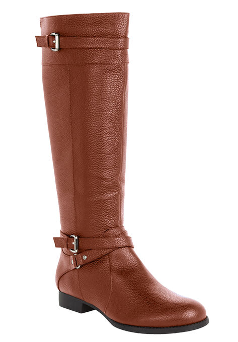 The Janis Regular Calf Leather Boot, COGNAC, hi-res image number null