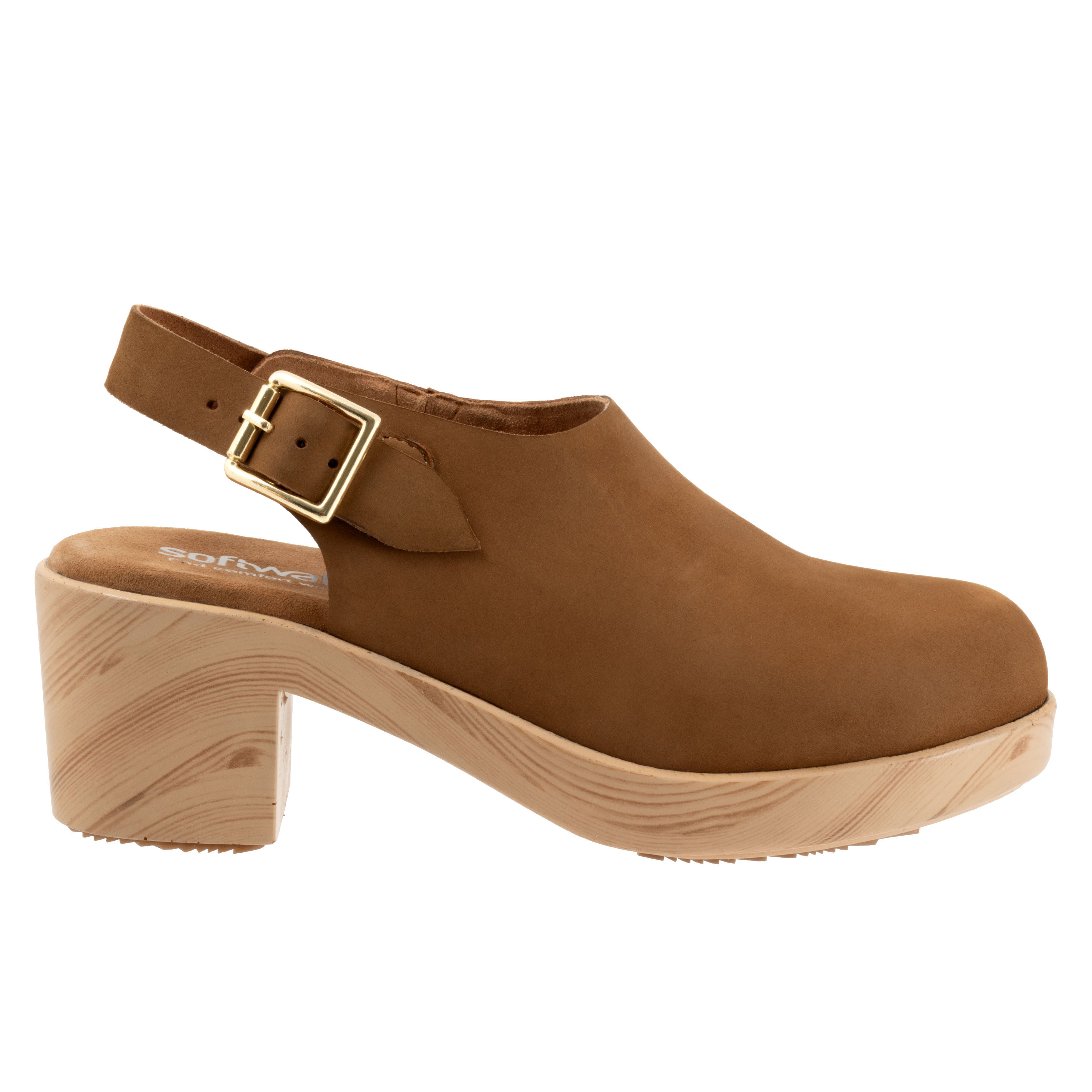 Fairbanks Clog, DARK TAN NUBUCK, alternate image number 4