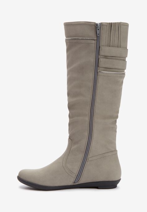 The Pasha Wide-Calf Boot , , alternate image number null