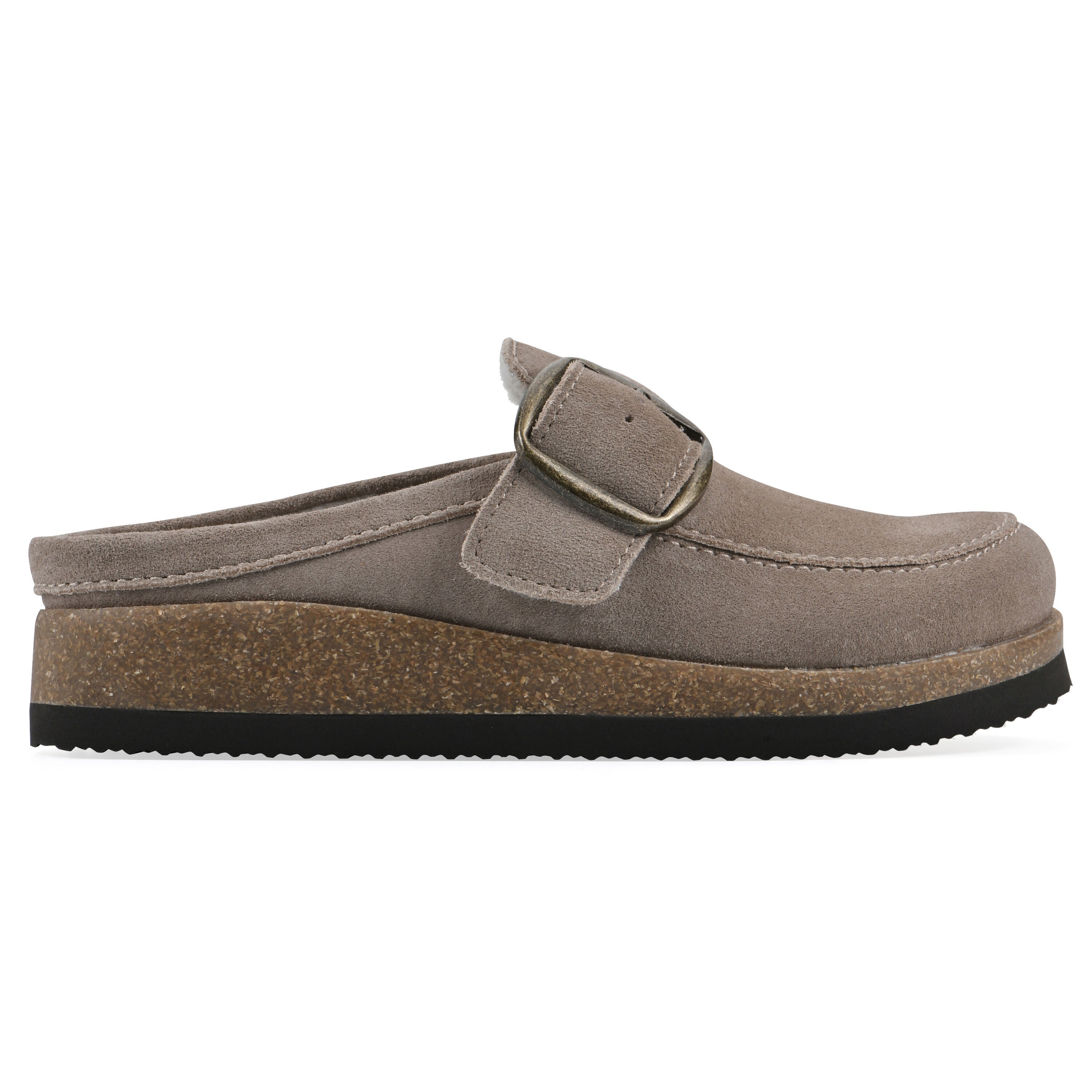 Bueno Footbeds Clog, TAUPE SUEDE FF, alternate image number 2