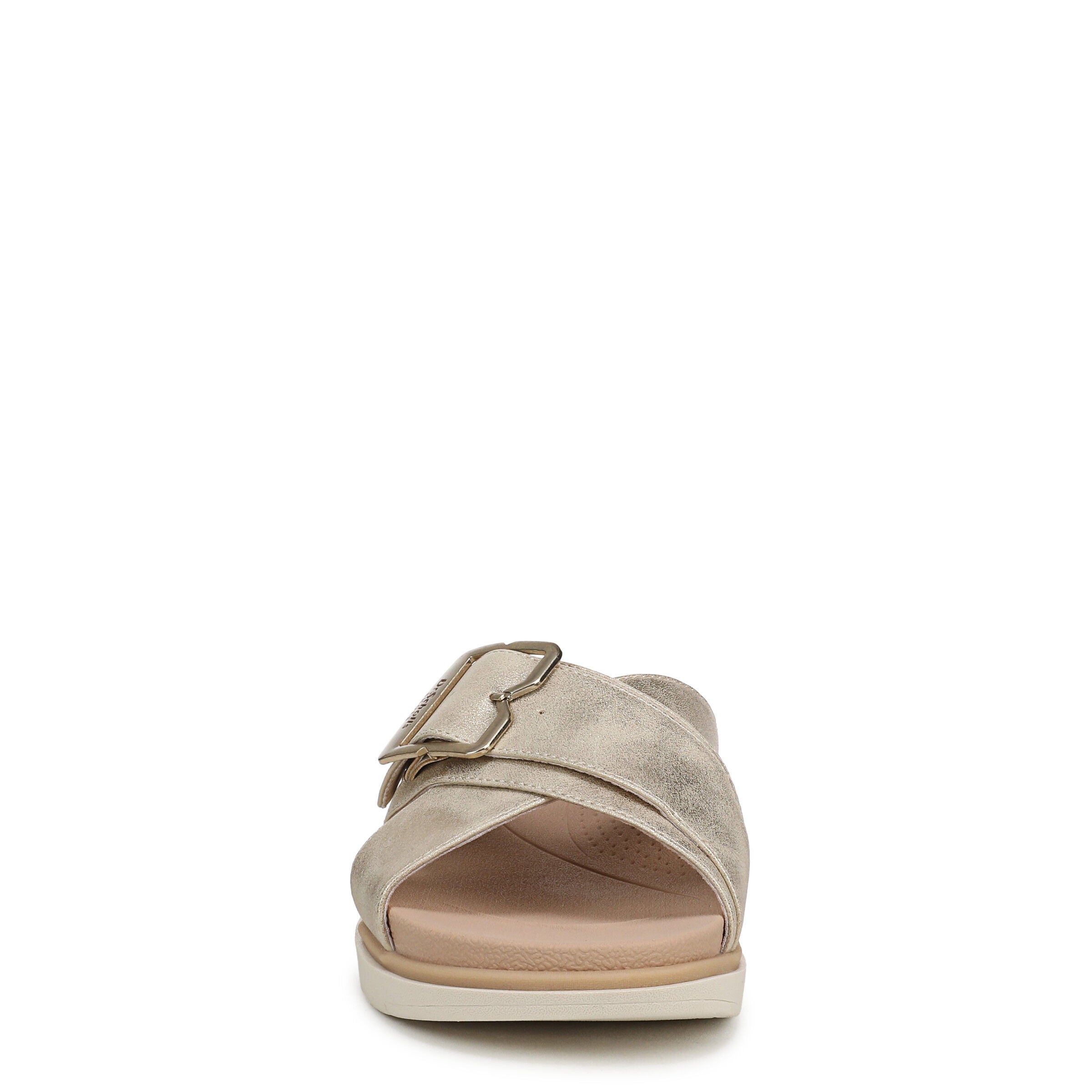 Piper Slide Sandal, LIGHT GOLD, alternate image number 4