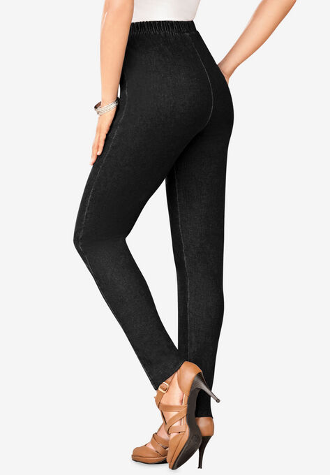 Skinny-Leg Pull-On Stretch Jean, , on-hover image number null
