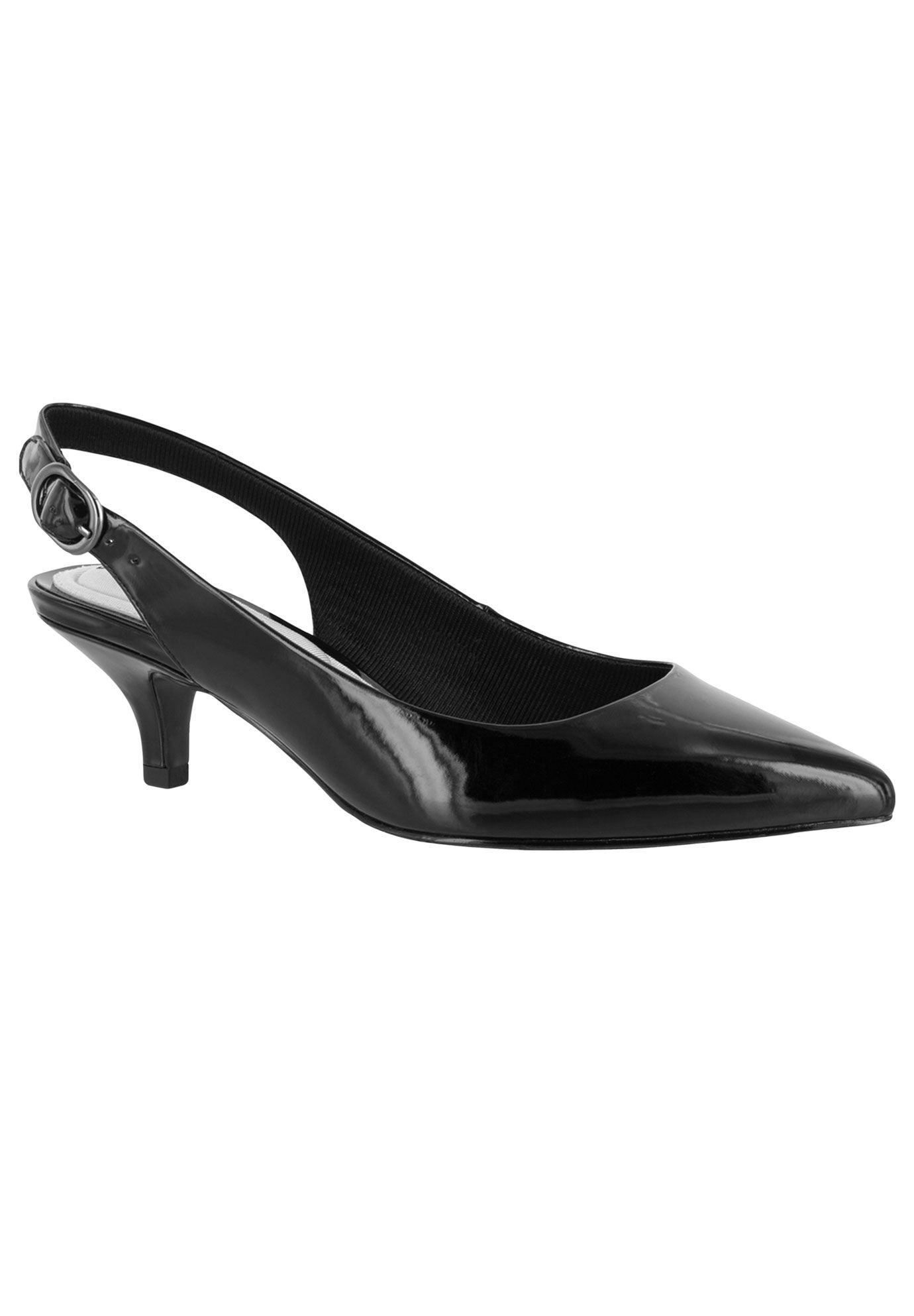 Faye Pumps by Easy Street®, BLACK PATENT, hi-res image number 0
