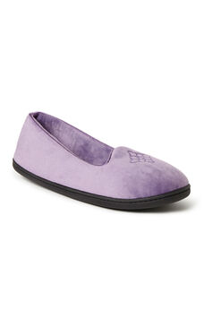 Rebecca Velour Closed Back Slipper