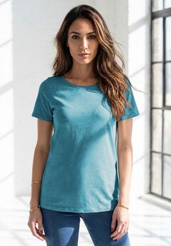 Plus Size Cotton Ultimate Crewneck Tee