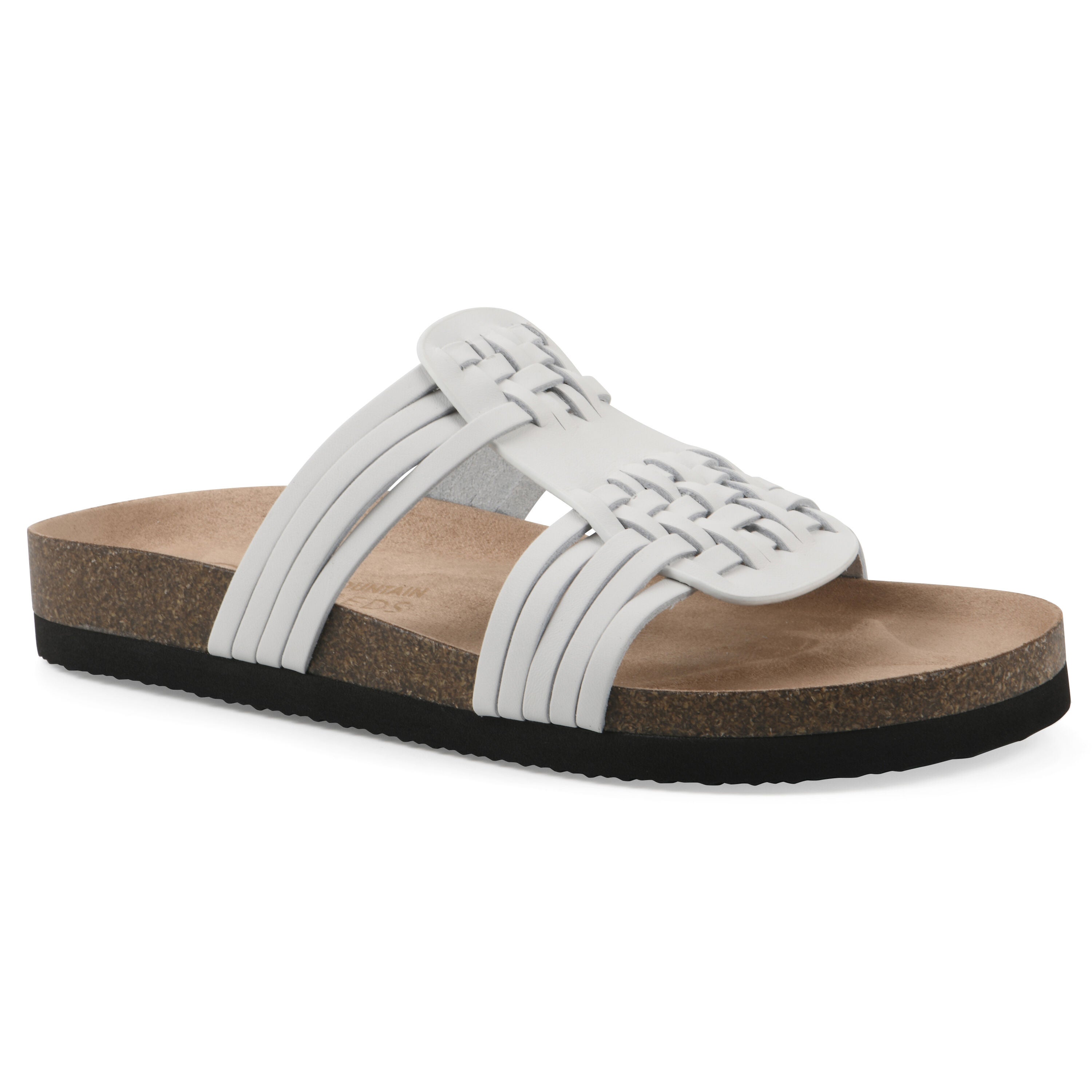 Halicore Footbeds Sandal, WHITE LEATHER, hi-res image number 0